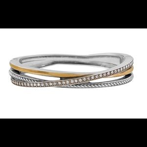 Neptune’s Rings Narrow Hinged Bangle